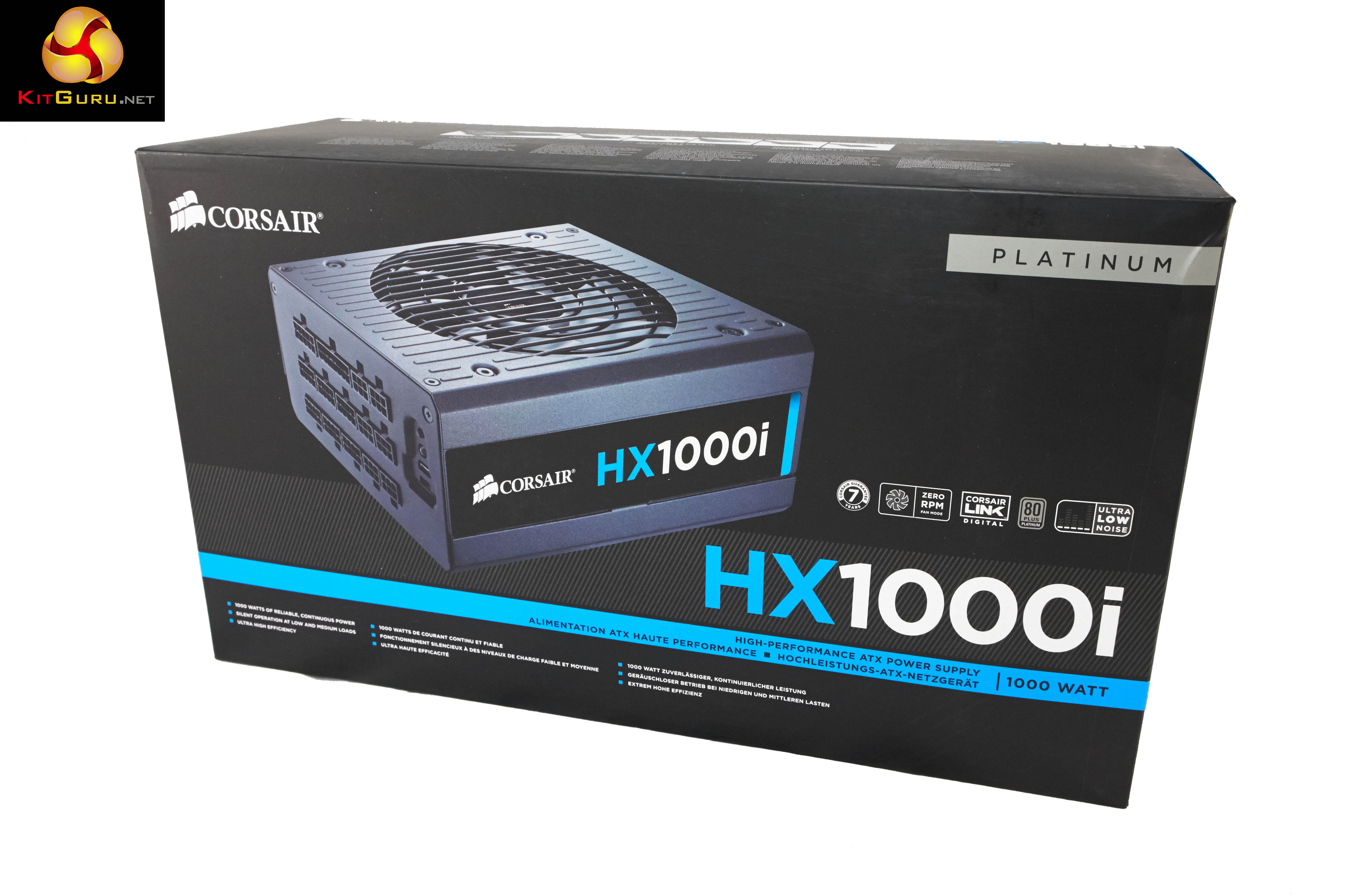 ALIMENTATION PC CORSAIR HXi Series 1000W 80+ Platinum MODULAIRE