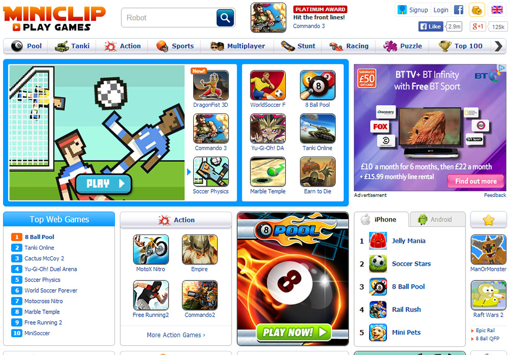 List of ALL Miniclip Games