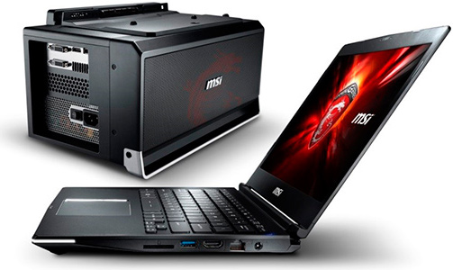 MSI introduces GS30 laptop with PCI Express x16 external GPU |