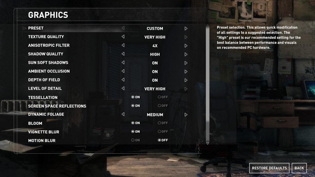 rise of the tomb raider pc max settings