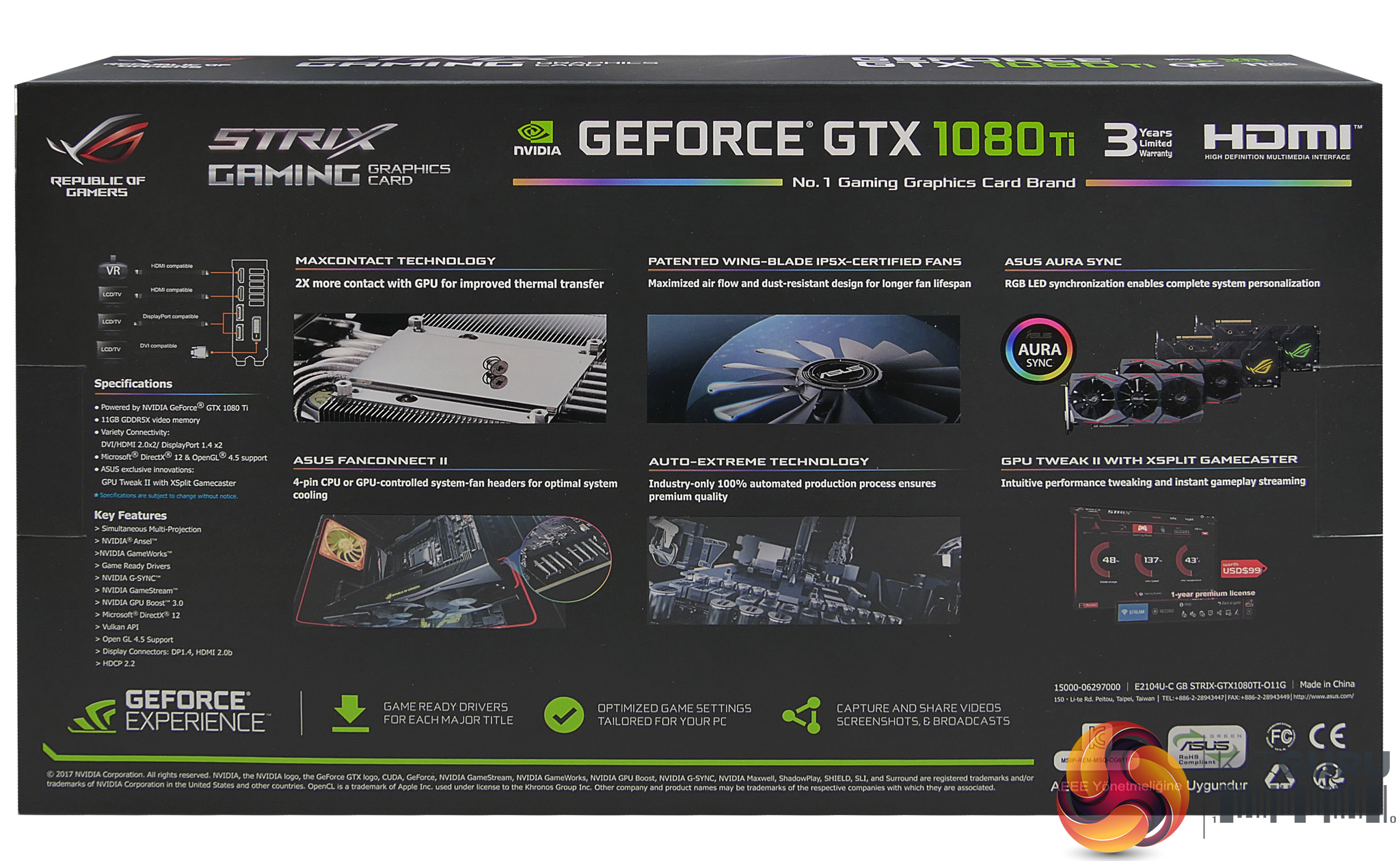 ASUS ROG STRIX GTX 1080 Ti OC (O11G) 11GB Review | KitGuru- Part 2