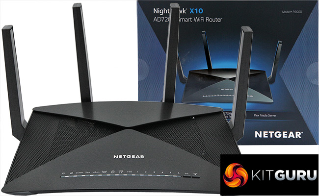 NETGEAR Nighthawk X10 R9000 AD7200 802.11ad Wireless Router | KitGuru