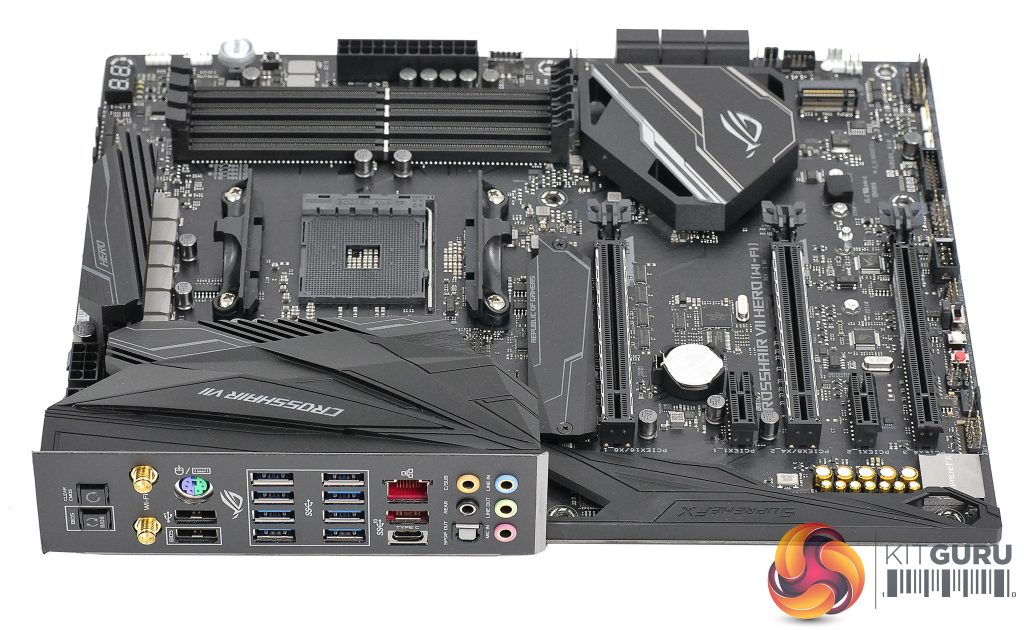 Asus ROG Crosshair VII Hero Wi Fi Motherboard Review On KitGuru Rear