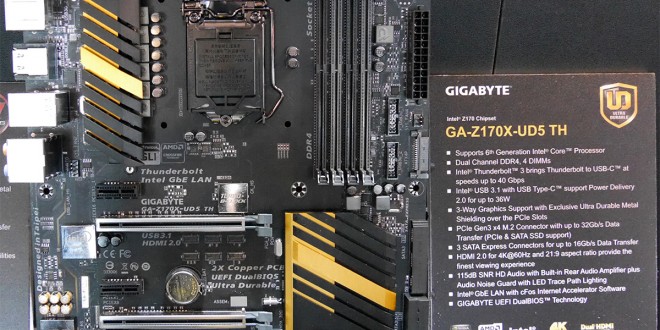 Gigabyte Claims World S First Thunderbolt 3 Certified Mainboard Kitguru