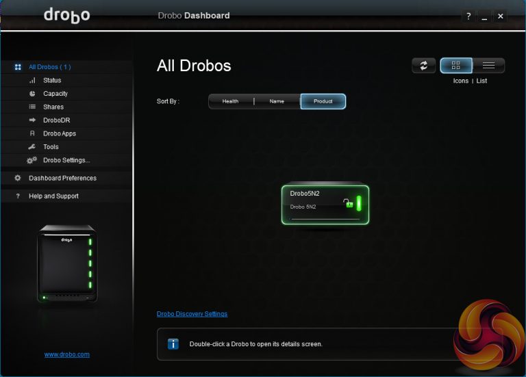 will drobo dashboard 2.6.4 run on ox x 10.15