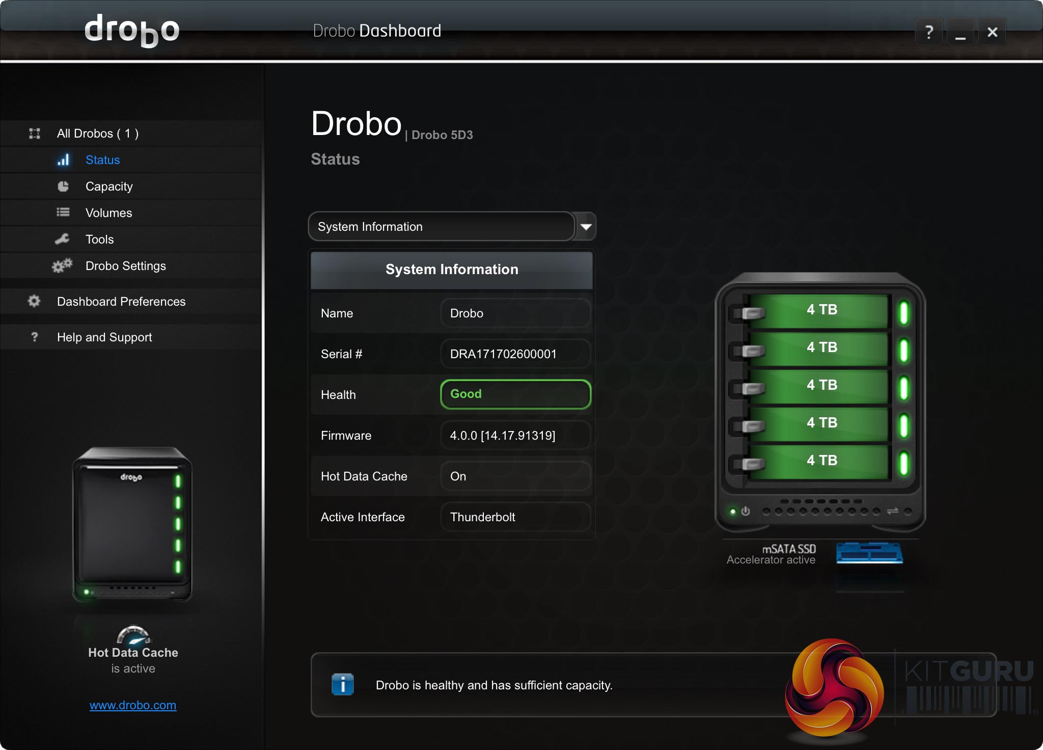 Состояние n. Drobo 5c. Empty dashboard. Drobo настройка пароля. Interface Actions status.