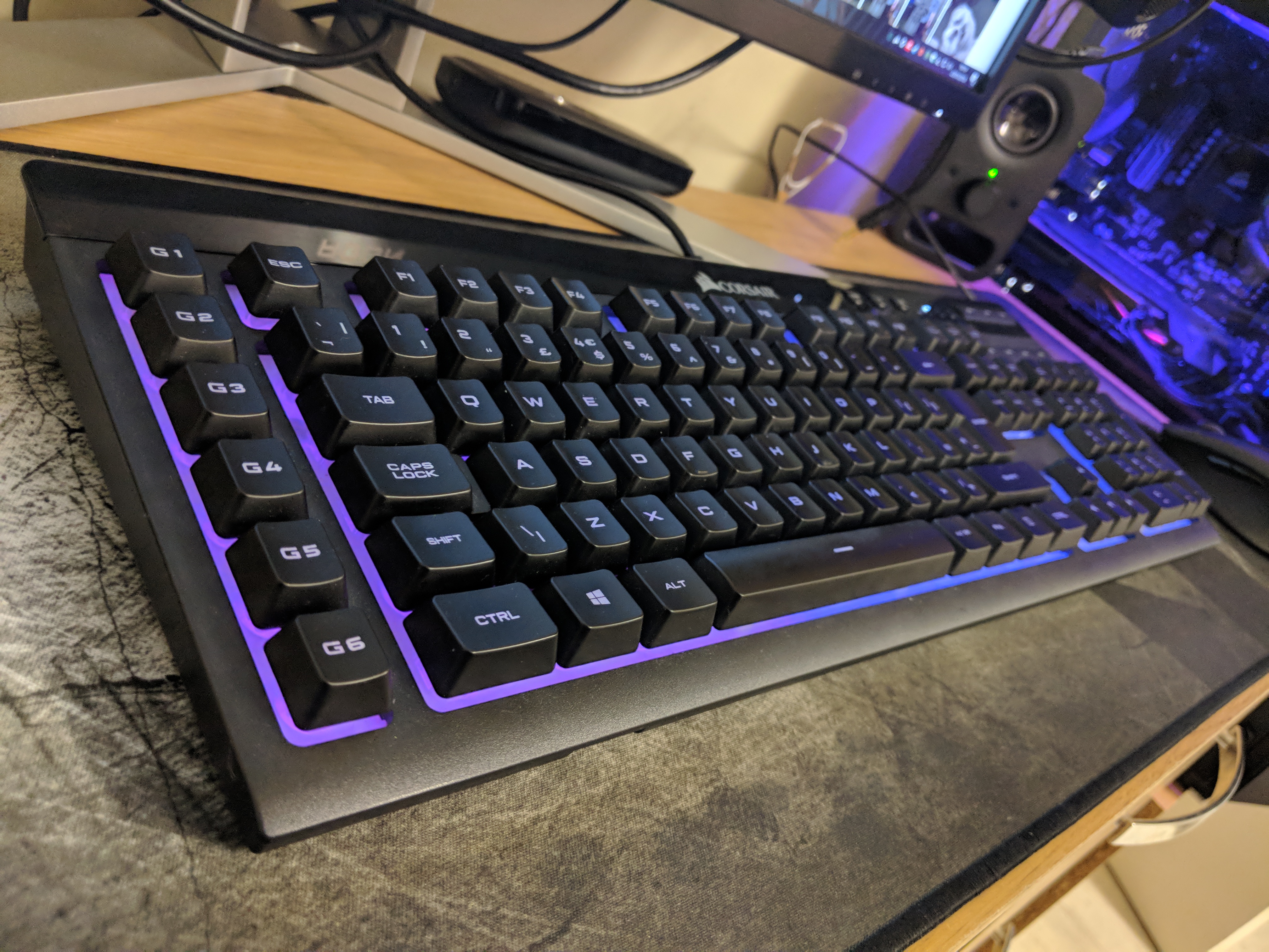 Reader Review: Corsair RGB keyboard, Harpoon gaming mouse, mouse mat and HS50 gaming headset! | KitGuru