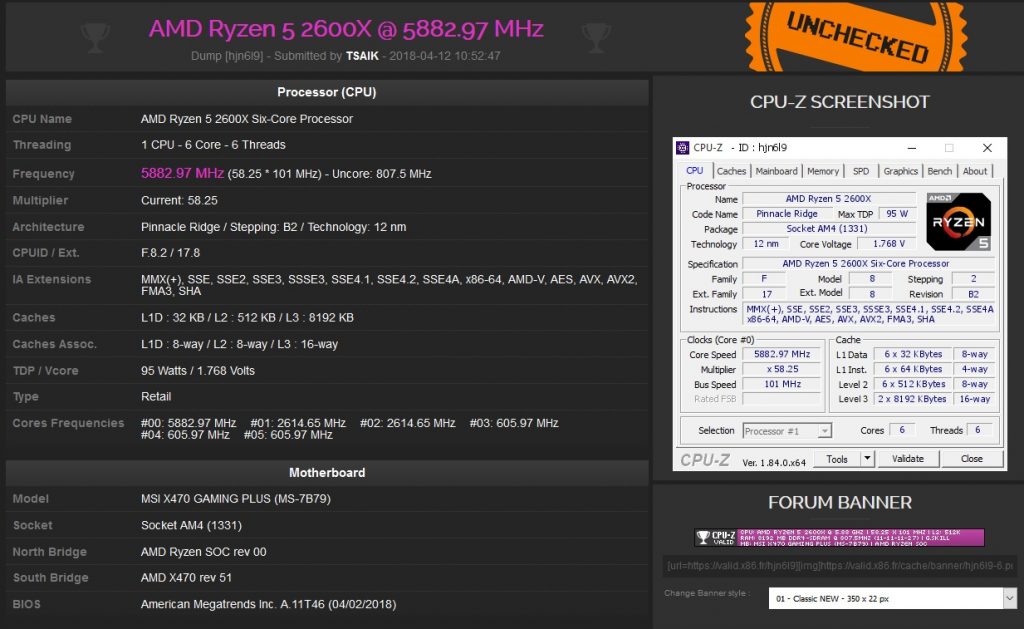 Ryzen 5 2600x Cpu Z Kitguru