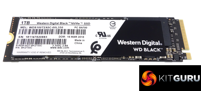 256GB Western Digital Black M.2 NVMe SSD
