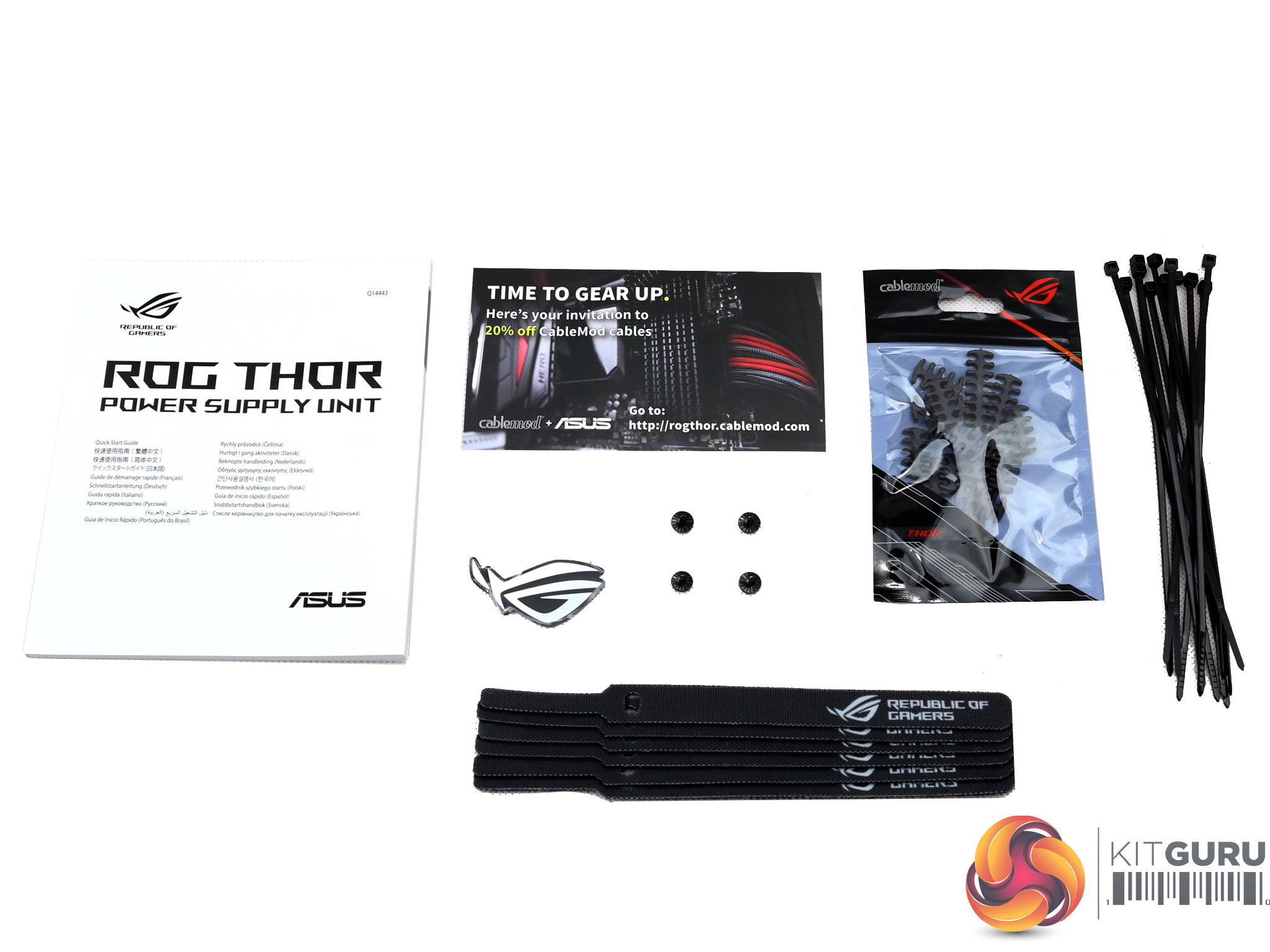 Set de Cables d'alimentation ROG Thor 1200W Asus