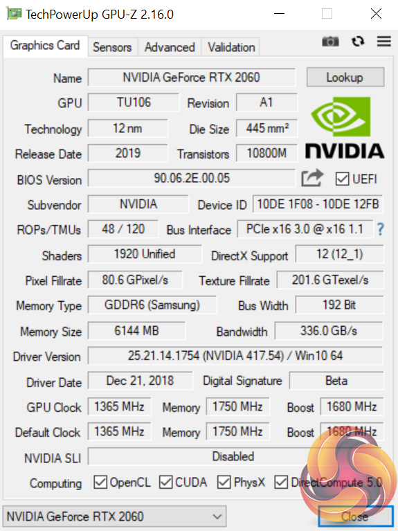 Nvidia RTX 2060 Founders Edition 6GB Review | KitGuru-
