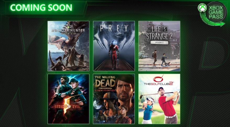 list of games confirmed for game pass scarlett
