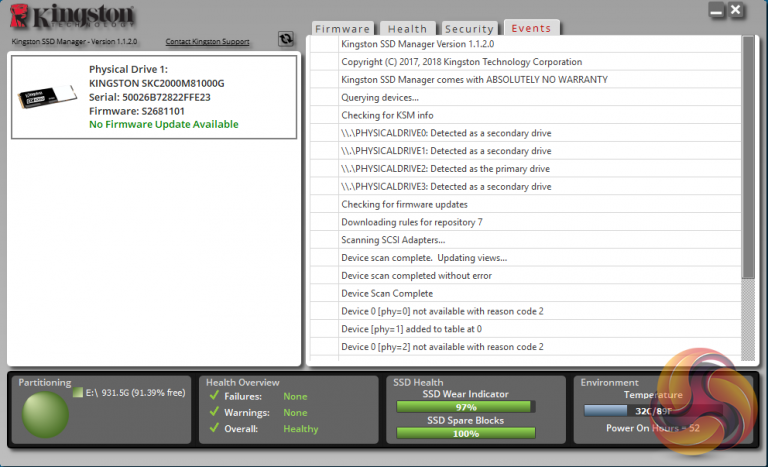 latest version of kingston ssd manager