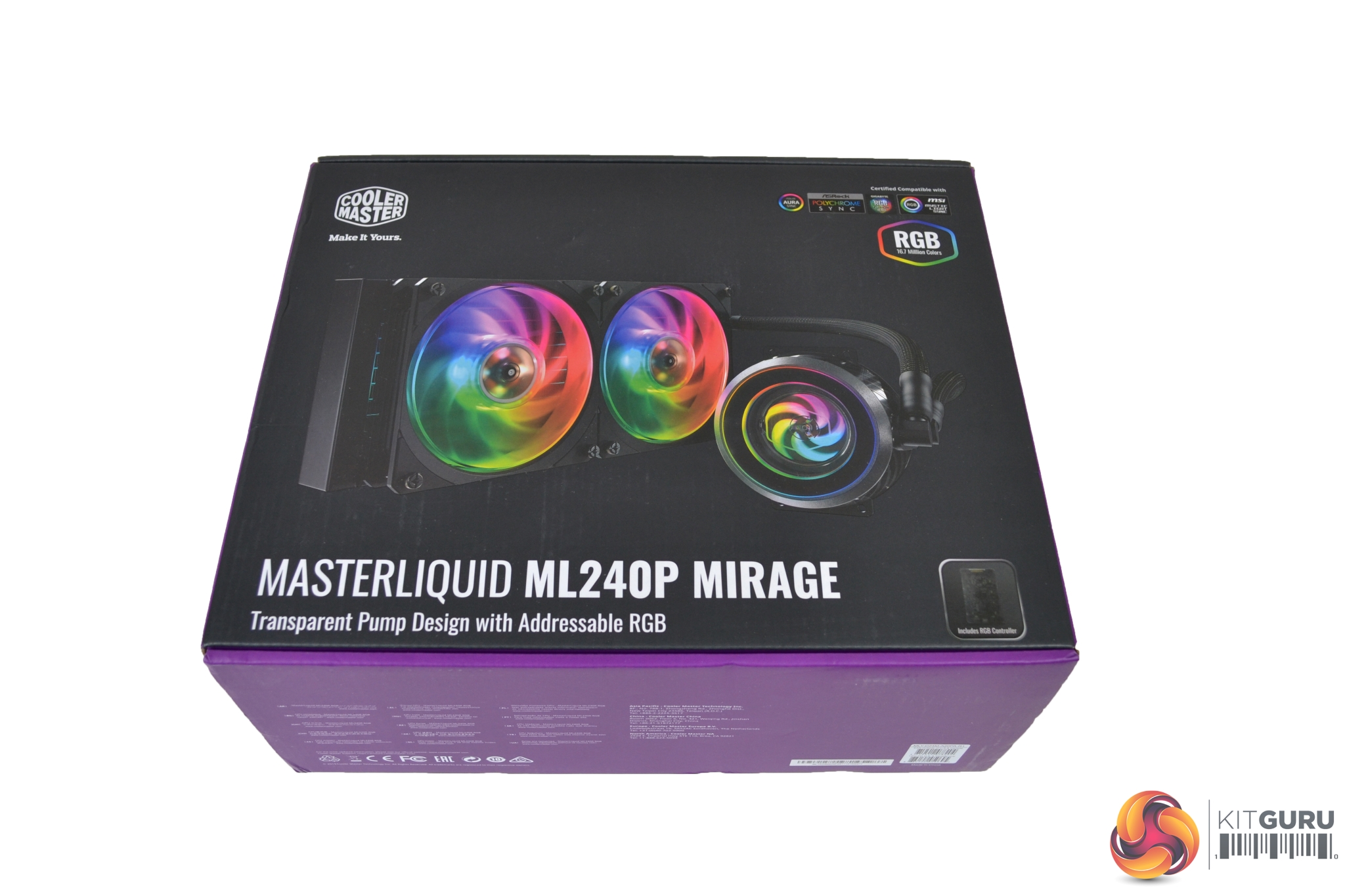 MasterLiquid ML240P Mirage all-in-one liquid CPU cooler
