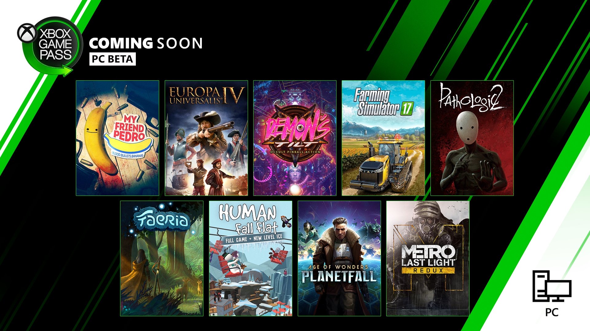 xbox game pass games list pc