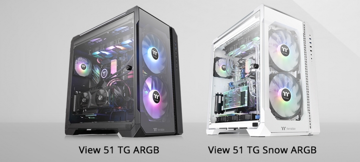 Thermaltake announce the View 51 Tempered Glass ARGB Edition full-tower ...