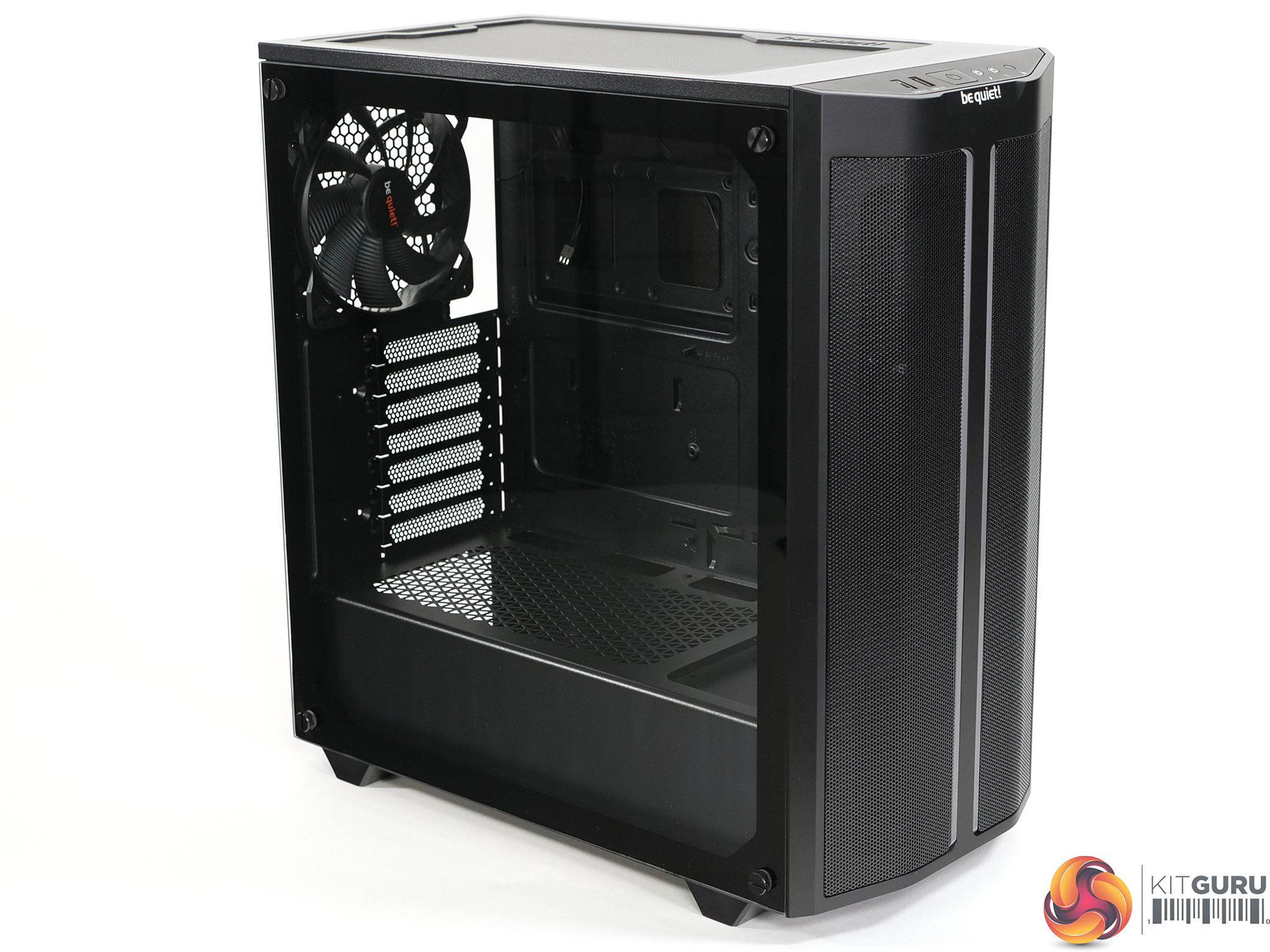 be quiet! Pure Base 500DX ATX Midi Tower PC case, ARGB, 3  Pre-Installed Pure Wings 2 Fans, Tempered Glass Window, White