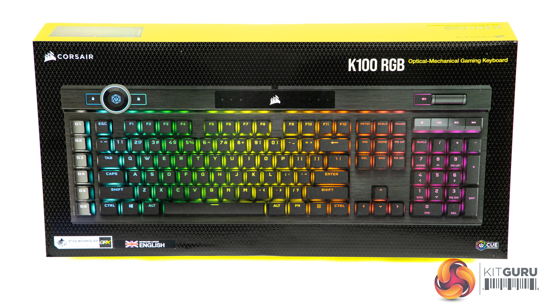Corsair K100 RGB specifications