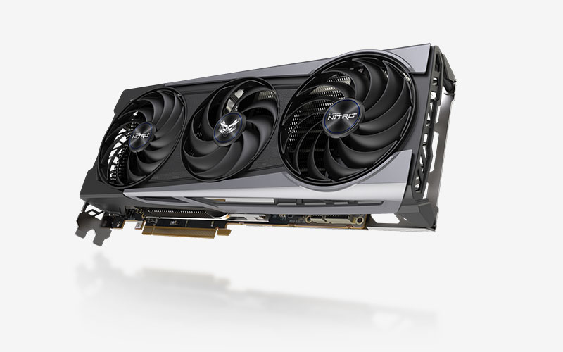 A black Radeon RX 6800 XT graphics card has been spotted