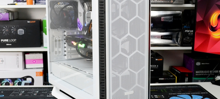 Silent Base 802 White Window BGW40 - MT/ATX