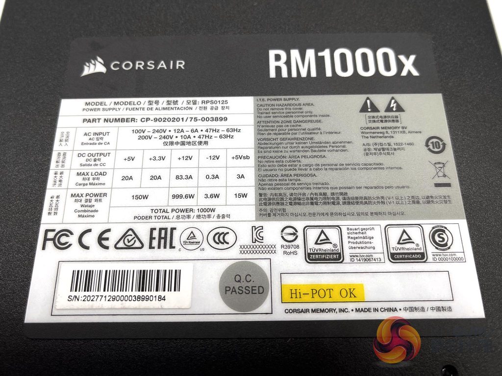 Corsair RM1000x PSU Review (2021 80+ Gold) | KitGuru