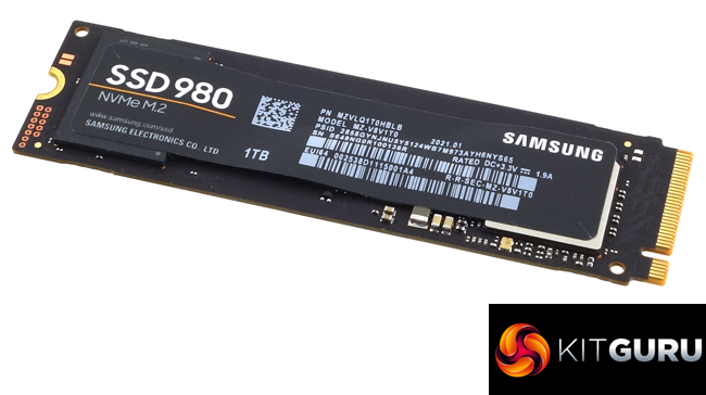 Samsung SSD 980 1TB Review