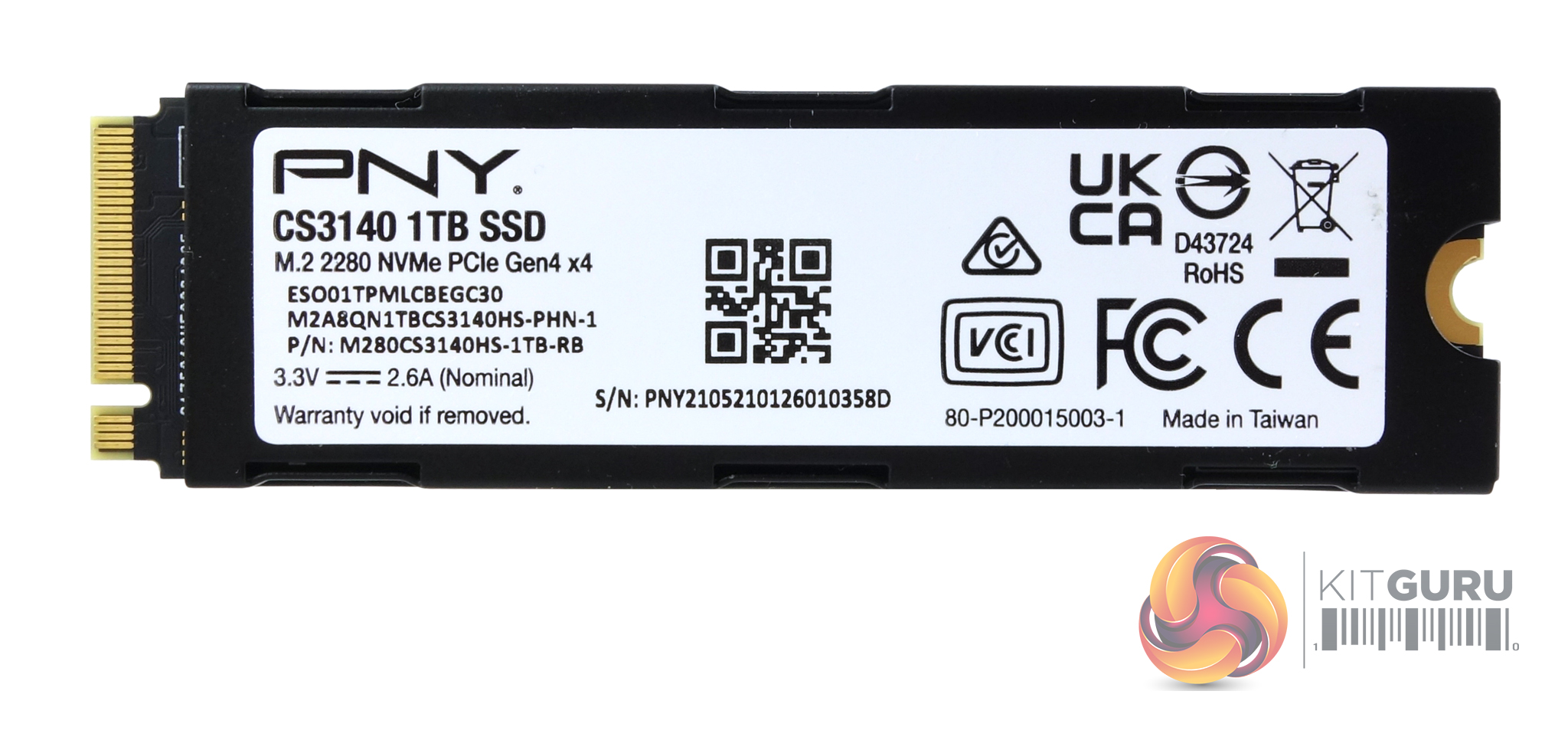 スマホ PNY XLR8 M.2 NVMe Gen4x4 SSD 1TB ,ヒートシンクの通販 by AT