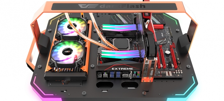 darkFlash launches 'Blade-X' a unique open chassis | KitGuru