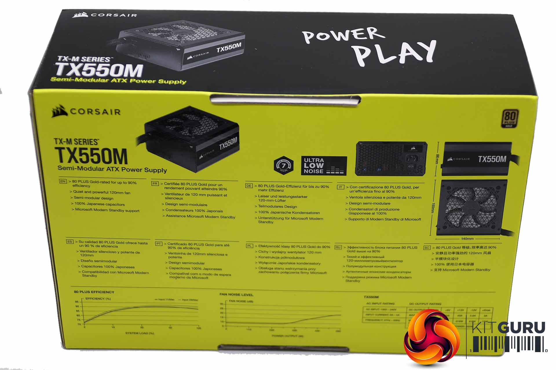 Corsair RM850e Fully Modular Low-Noise ATX Power Supply (Dual EPS12V  Connectors, 105°C-Rated Capacitors, 80 Plus Gold Efficiency, Modern Standby  Support) Black : Electronics 