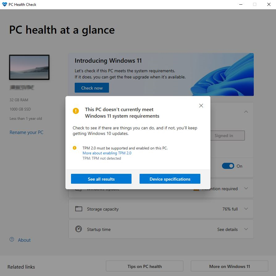 Microsoft S Windows 11 Pc Health Check App Just Got A Lot More Helpful Kitguru