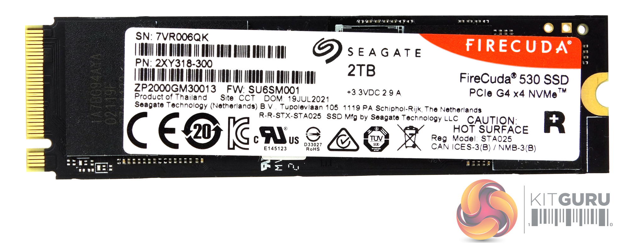  Seagate FireCuda 530 ZP2000GM3A013 2 TB Solid State Drive - M.2  2280 Internal - PCI Express NVMe (PCI Express NVMe 4.0 x4) - Black :  Electronics