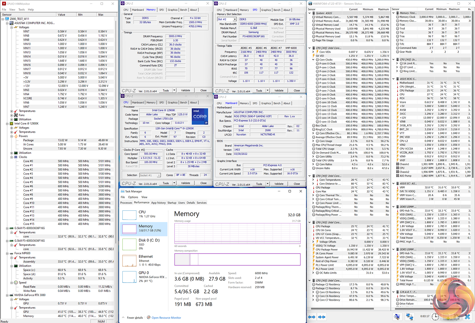 G.Skill Trident Z5 RGB 2x16 GB DDR5-6000 C36 Review