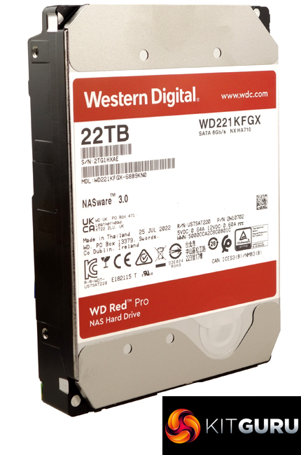 WD Red Pro 22TB HDD Review | KitGuru