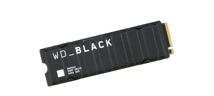 wd black sn850x 2tb m 2 ssd with heatsink