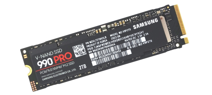 Samsung SSD 990 PRO M.2 PCIe 4.0 NVMe 2To 