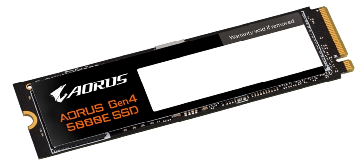 Gigabyte introduces the Aorus 5000E Gen4 M.2 SSD | KitGuru