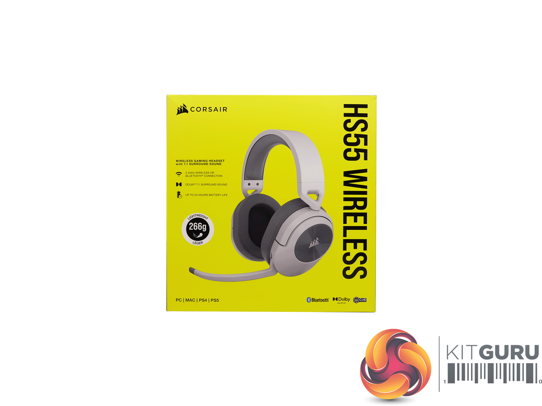 Corsair HS55 Wireless Core Gaming Headset Wireless Audio or Bluetooth