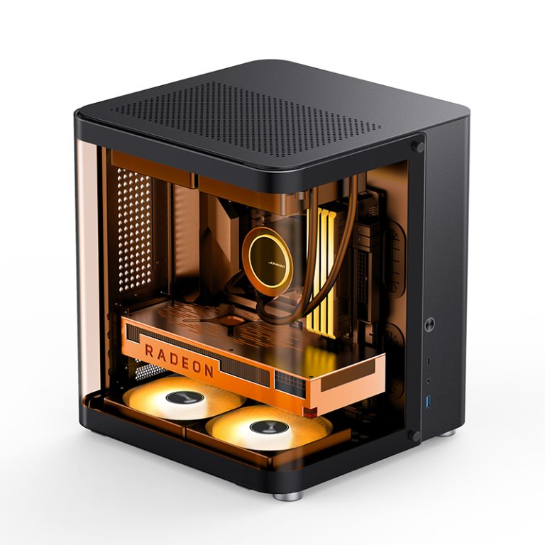 Jonsbo unveils TK1 cube chassis with curved tempered glass panel | KitGuru