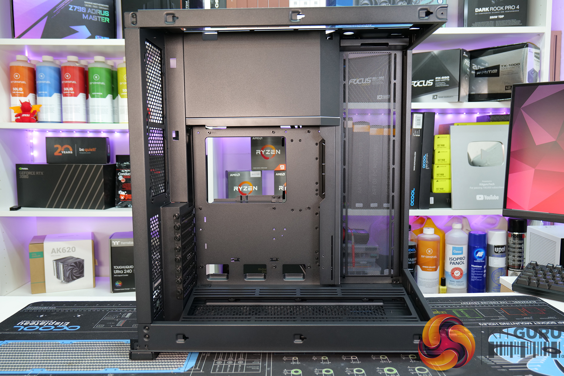 Phanteks NV7, Showcase Full-Tower Chassis, High Airflow Performance,  Integrated D/A-RGB Lighting, Seamless Tempered Glass Design, 12 Fan  Positions