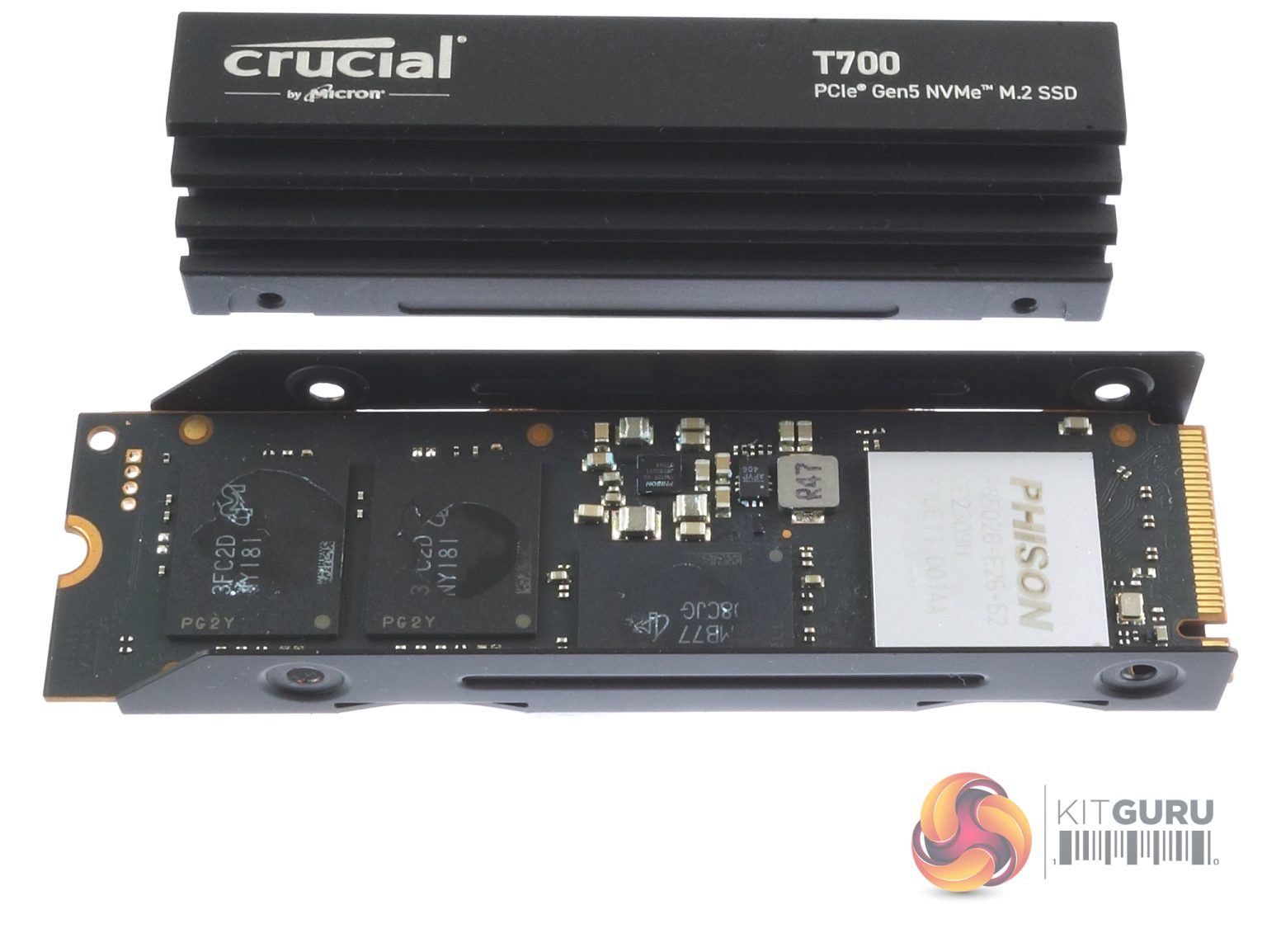 crucial t700 2tb gen5 m 2 ssd with heatsink