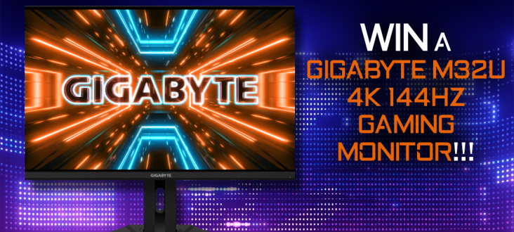 Win a Gigabyte Aorus M32U 4K/144Hz gaming monitor! (Closed)