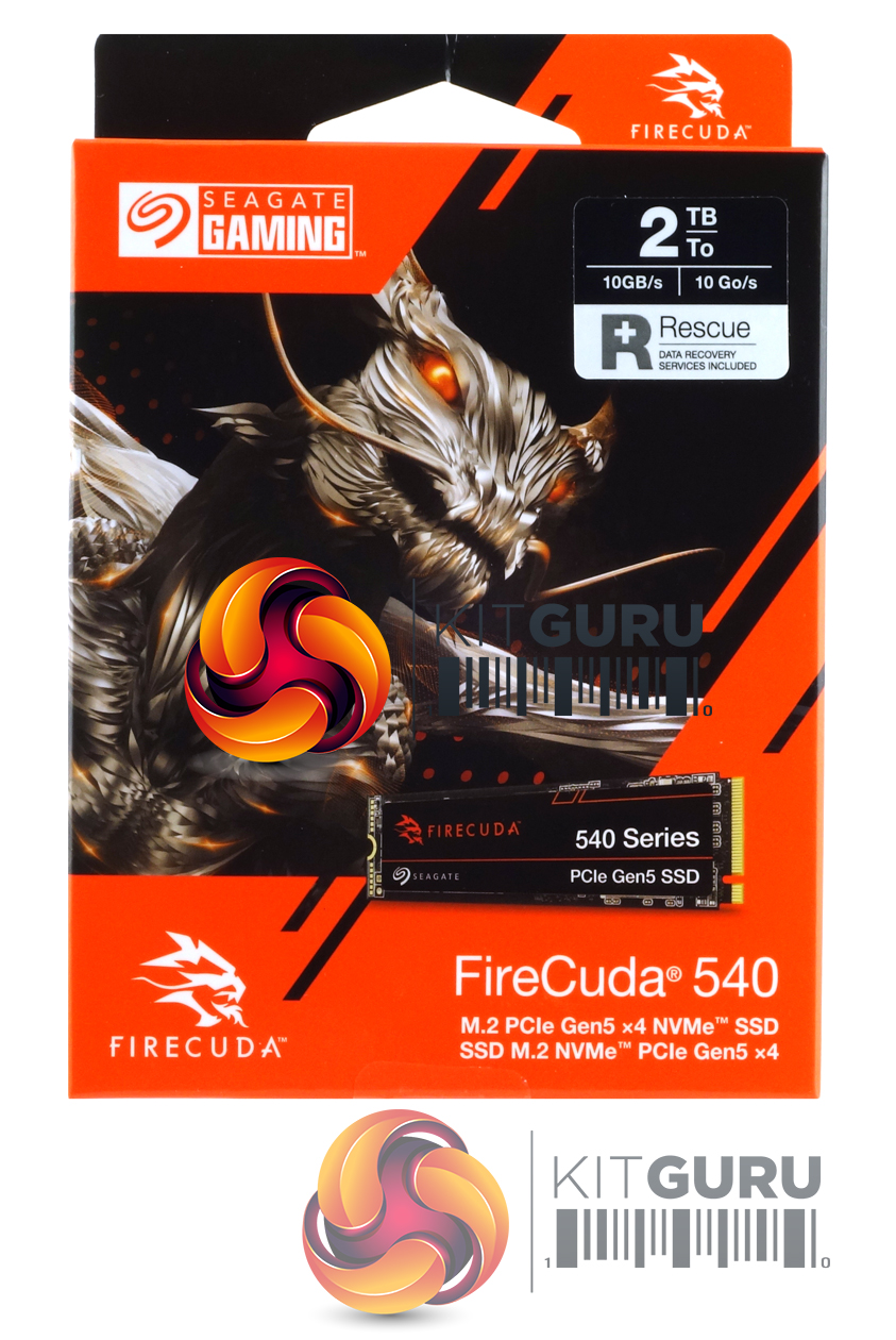 Seagate FireCuda 540 2TB PCIe Gen 5 SSD Review