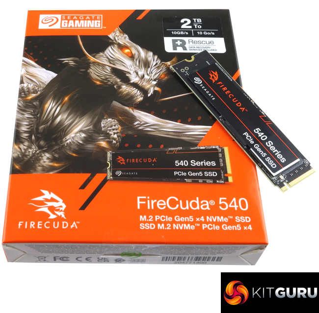 Seagate Firecuda 540 PCIe 5.0 SSD launches with rapid read speeds