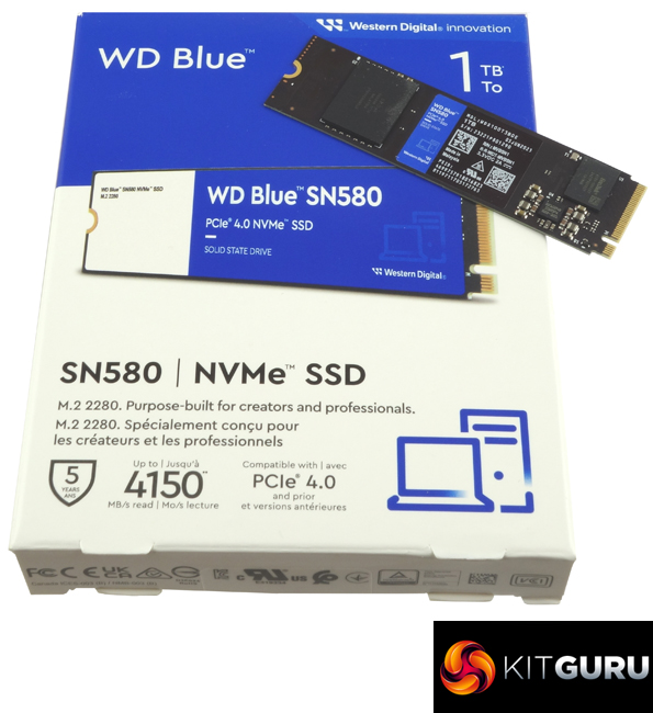 WD Blue SN580 1TB SSD Review | KitGuru- Part 18