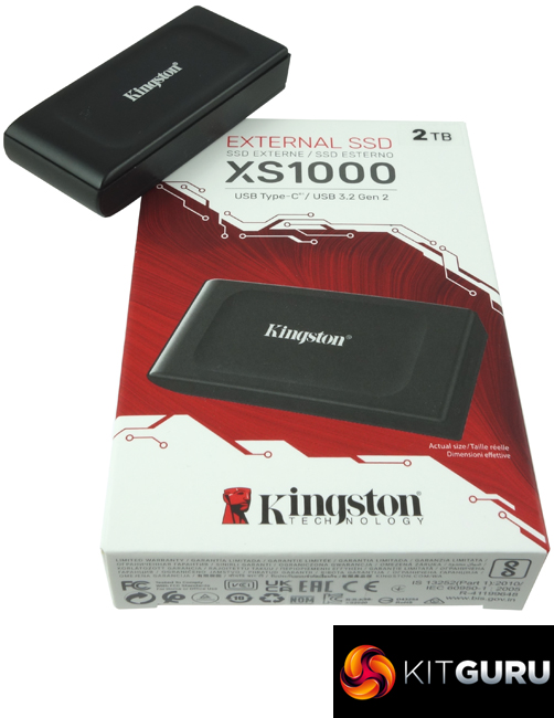 Kingston 1TB / 2TB XS1000 External SSD Solid State Drive Read Speed up to  1050MB