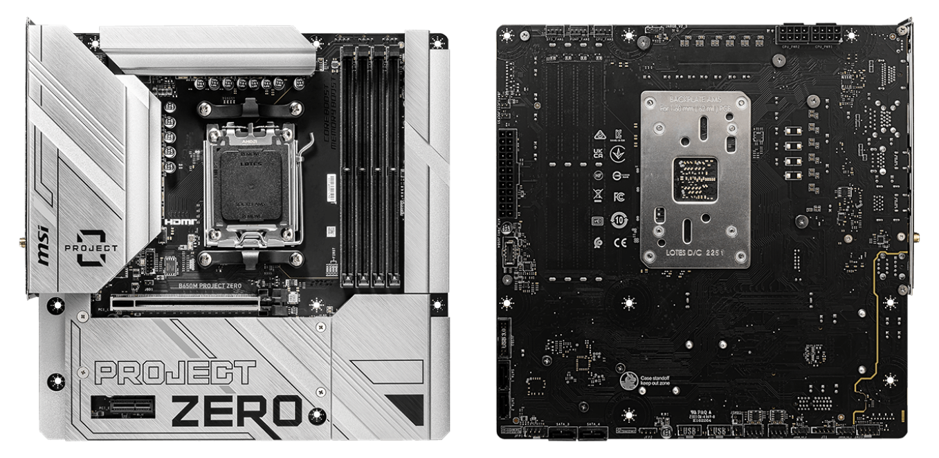 MSI Unveils B650M Project Zero Motherboard With All The Connectors