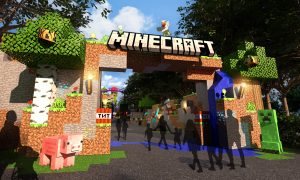 Minecraft theme park